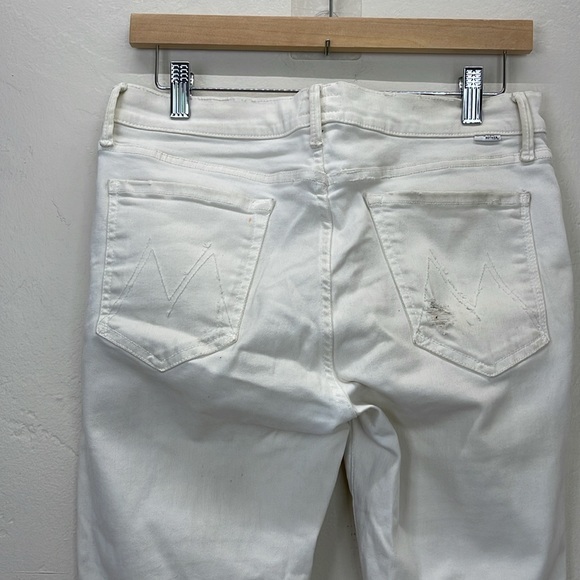 MOTHER The Charmer Sexy Just Walked into Town in Warm Ivory Size 31 - Picture 4 of 9
